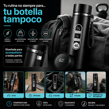 Botella térmica de acero inoxidable